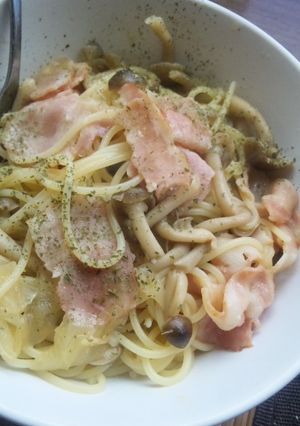 簡単・旨いガツンとコンソメ和風パスタ♪-レシピのメイン写真