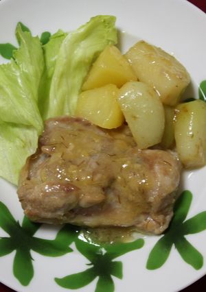 付け合せも一緒に☆鶏モモ肉の味噌焼き-レシピのメイン写真