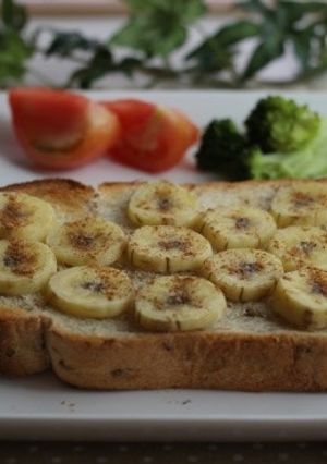 朝ご飯に♪バナナシナモントースト-レシピのメイン写真
