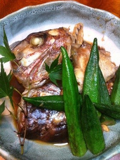 本格つやつや作り・鯛のあら炊き野菜付-レシピのメイン写真