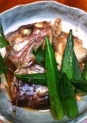 本格つやつや作り・鯛のあら炊き野菜付-レシピのメイン写真