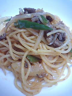 牛すじのケチャップパスタ-レシピのメイン写真