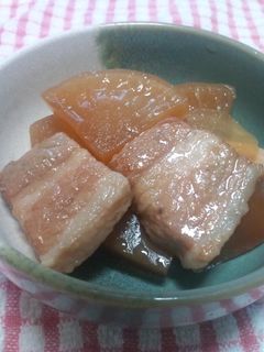 豚バラかたまり肉と大根の煮物-レシピのメイン写真