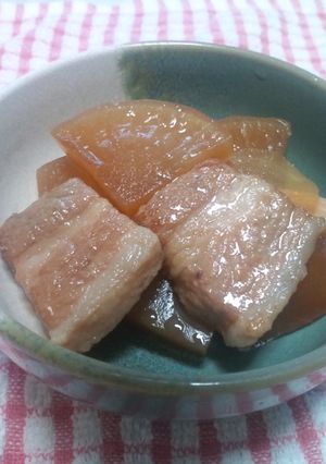 豚バラかたまり肉と大根の煮物-レシピのメイン写真