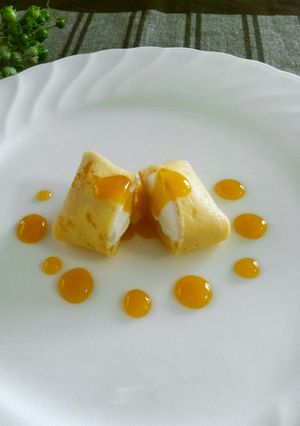 メープル風味のさわやかクレープ包み♪-レシピのメイン写真