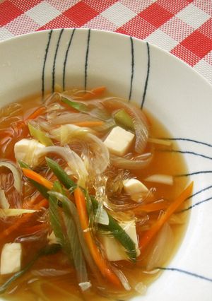 カロリー↓で満腹☆はるさめの食べるスープ-レシピのメイン写真