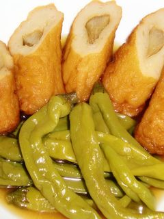 甘長とうがらしとゴボウ天の炊いたん-レシピのメイン写真