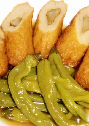 甘長とうがらしとゴボウ天の炊いたん-レシピのメイン写真
