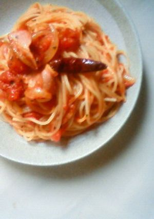 トマトとはちみつとベーコンのパスタ-レシピのメイン写真