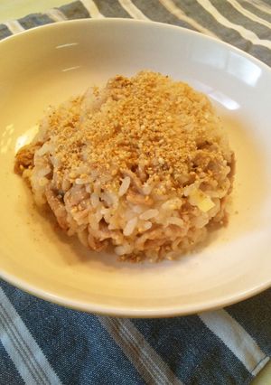 簡単ランチ☆ごまとネギたっぷり豚こま炒飯-レシピのメイン写真