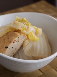 ほっとするお味♡白菜とがんもの炊いたん-レシピのメイン写真