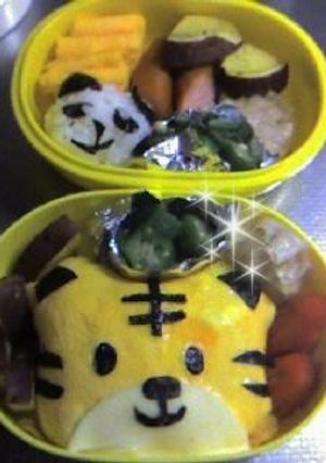 キャラ弁　しまじろう-レシピのメイン写真