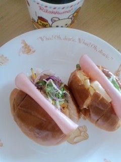 ロールパンのロースハム卵サンド-レシピのメイン写真