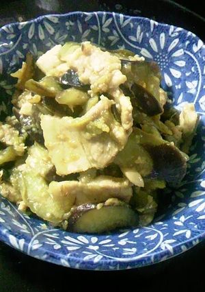 豚肉とナスのにんにく味噌炒め-レシピのメイン写真