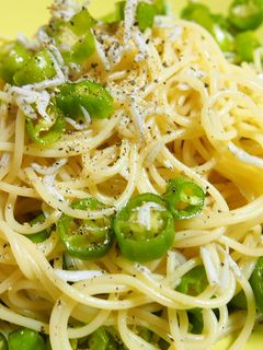どっさりししとうとシラスの和風パスタ★-レシピのメイン写真