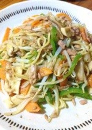 驚きのツナ焼きそば☆-レシピのメイン写真
