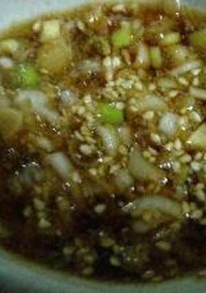 焼き茄子のたれ-レシピのメイン写真
