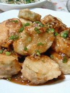 四川風☆ナスのはさみ揚げ(魚香茄餅)-レシピのメイン写真