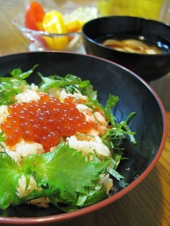 鮭といくらの香味おこわ-レシピのメイン写真