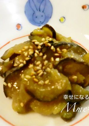 ルクエでごきげん＊ナスの味噌煮-レシピのメイン写真
