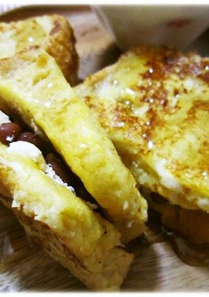 あずきフレンチトーストサンド-レシピのメイン写真