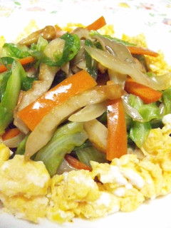 1人ランチにも♪残り野菜であんかけ丼-レシピのメイン写真