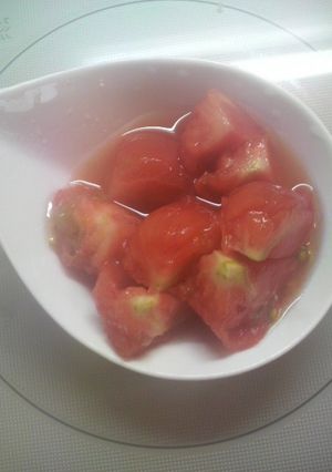 ひ～んやり☆蜂蜜トマト(ω)-レシピのメイン写真