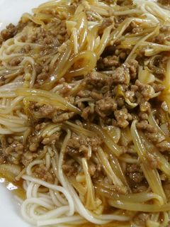 飽きたそうめんに肉そぼろあんかけ-レシピのメイン写真