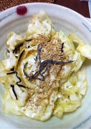 止まらない！しっかり味のキャベツ塩昆布-レシピのメイン写真