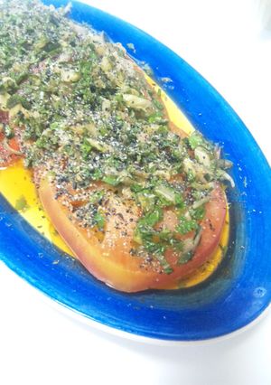 トマトの香味がけ和風サラダ-レシピのメイン写真