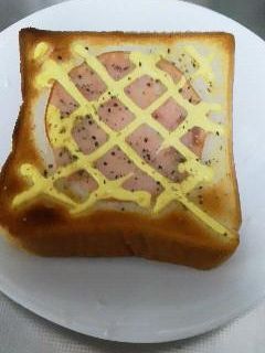ハムマヨトースト-レシピのメイン写真