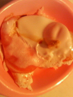 ハムエッグ丼-レシピのメイン写真