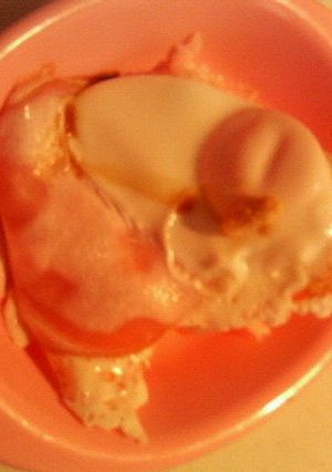 ハムエッグ丼-レシピのメイン写真