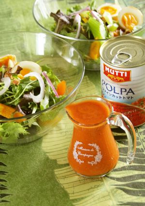 朝食は肌ピカ！トマトドレッシングサラダ-レシピのメイン写真