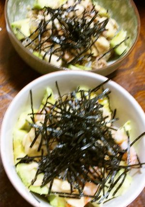 明太エビアボカド丼-レシピのメイン写真
