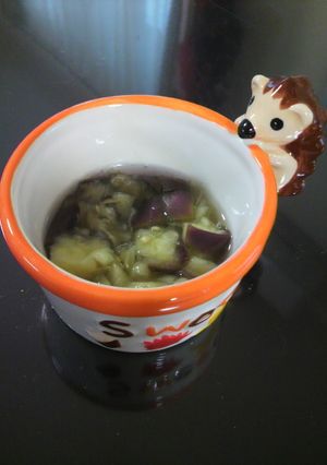 離乳食★後期〜なす汁-レシピのメイン写真