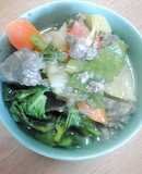 しょうゆ豆使った節約鰯つみれ☆