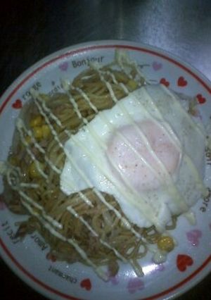 ツナそば-レシピのメイン写真