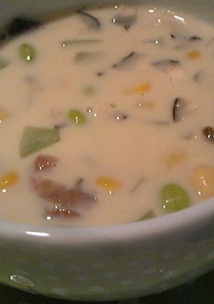 豆づくし✿お豆ゴロゴロ豆乳スープ-レシピのメイン写真