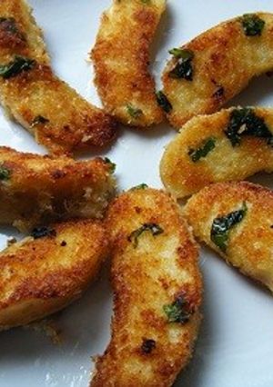 リンゴのバジル・パン粉焼き-レシピのメイン写真