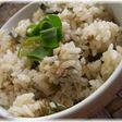 鮭とワカメの炊き込みご飯♪