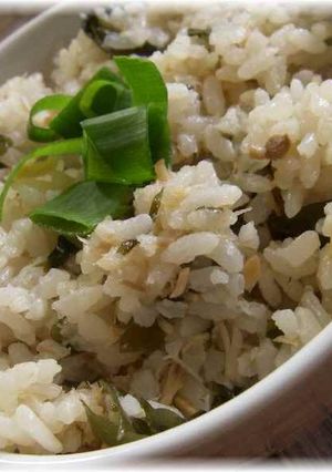 鮭とワカメの炊き込みご飯♪-レシピのメイン写真