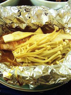 シャケとキノコのホイル焼き-レシピのメイン写真