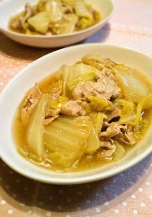 白菜と豚肉の生姜煮-レシピのメイン写真