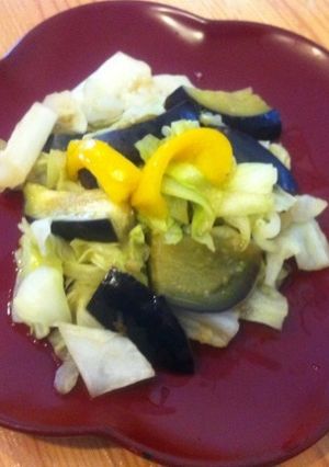 ルクエで野菜たっぷり生姜蒸し-レシピのメイン写真
