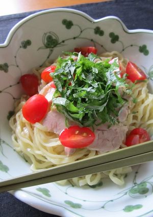 冷やし鶏そば-レシピのメイン写真