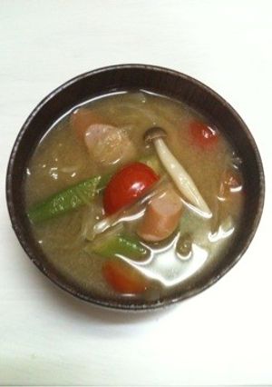 具沢山！洋風!?お味噌汁-レシピのメイン写真