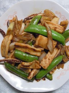 するめいかとスナップえんどうの中華炒め-レシピのメイン写真