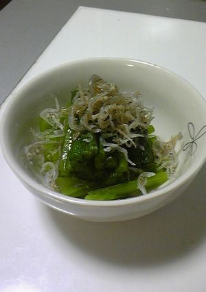 ++ゴマ油香る♪小松菜のおひたし++-レシピのメイン写真