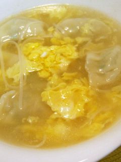 餃子とビーフンのふわとろ卵スープ☆-レシピのメイン写真